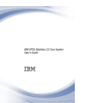 IBM SPSS Statistics 22 Core System User's Guide