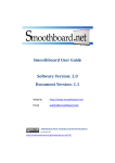 Smoothboard User Guide Smoothboard Tech www.smoothboard.ne