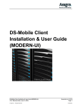 DS-Mobile Client Installation & User Guide
