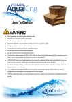 User's Guide WARNING!