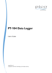 PT-104 Data Logger User's Guide