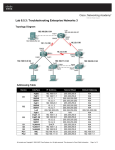 Lab 8.5.3: Troubleshooting Enterprise Networks 3