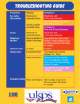 TROUBLESHOOTING GUIDE