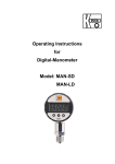MAN-SD/-LD - The Online Instrumentation Company