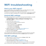 WiFi troubleshooting
