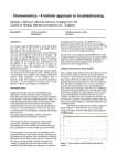 Chemometrics - A holistic approach to troubleshooting.