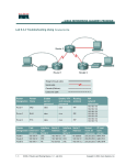 Lab 9.3.4 Troubleshooting Using traceroute