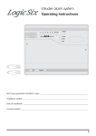 Intruder alarm system Operating Instructions