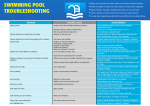 SWIMMING POOL TROUBLESHOOTING