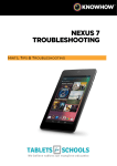 Nexus 7 Troubleshooting