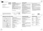 features precautions names and functions of parts troubleshooting