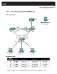 Lab 6.4.3: Troubleshooting Inter-VLAN Routing