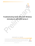 Troubleshooting Guide: Microsoft Windows ActiveSync