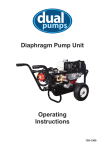 Operating Instructions Diaphragm Pump Unit