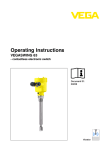 Operating Instructions - VEGASWING 63 -
