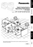 Model No. DP-1510P/1810P/2010E Operating Instructions