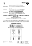 Operating Instructions for SJA-CATS Radio “CATS BASE TO LIMA