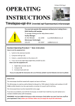 Timelapse instructions March 2014