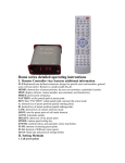 Dome series detailed operating instructions