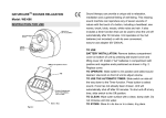 OPERATING INSTRUCTIONS