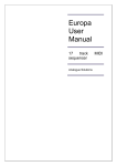 Europa User Manual