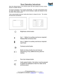 Nova Operating Instructions - Chris Lewis Fire & Security