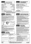 OPERATING INSTRUCTIONS SAFETY RULES FOR