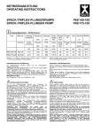 BETRIEBSANLEITUNG OPERATING INSTRUCTIONS SPECK