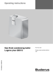 Operating instructions Gas-fired condensing boiler