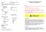 TI21 Test Meter (TTM) Operating Instructions