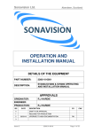 OPERATION AND INSTALLATION MANUAL