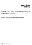 Zenith Solar slate roof connection joint installation manual Three