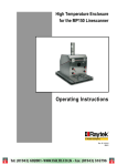 Operating Instructions - Instrumentation Systems & Services Ltd.