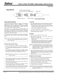 Drive-Point Profiler Operating Instructions