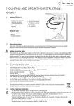 MOUNTING AND OPERATING INSTRUCTIONS