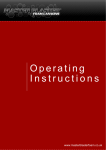 Operating Instructions