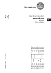 Operating instructions Monitor FR-1 / FR-1N