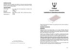 Ceramic Griddle Installation & Operating Instructions