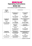 Operating Instructions MOBI 500