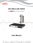AN-100U & AN-100UX User Manual