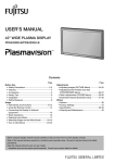 USER'S MANUAL - Fujitsu General UK