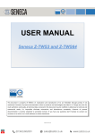 USER MANUAL – SENECA Z-TWS 3 and Z
