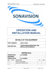 OPERATION AND INSTALLATION MANUAL