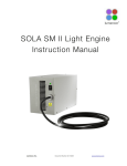 SOLA SM II Light Engine User Manual 03 03 14