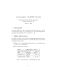 User manual for Timed-CSP Simulator