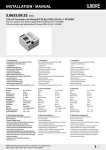 InstallatIon · Manual 5.0635.09.52 V2.0 1/2