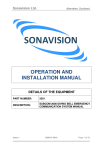 OPERATION AND INSTALLATION MANUAL