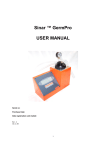 Sinar ™ GermPro USER MANUAL