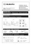Installation manual Installationshandbuch Manuel de