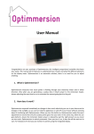 Optimmersion User Manual